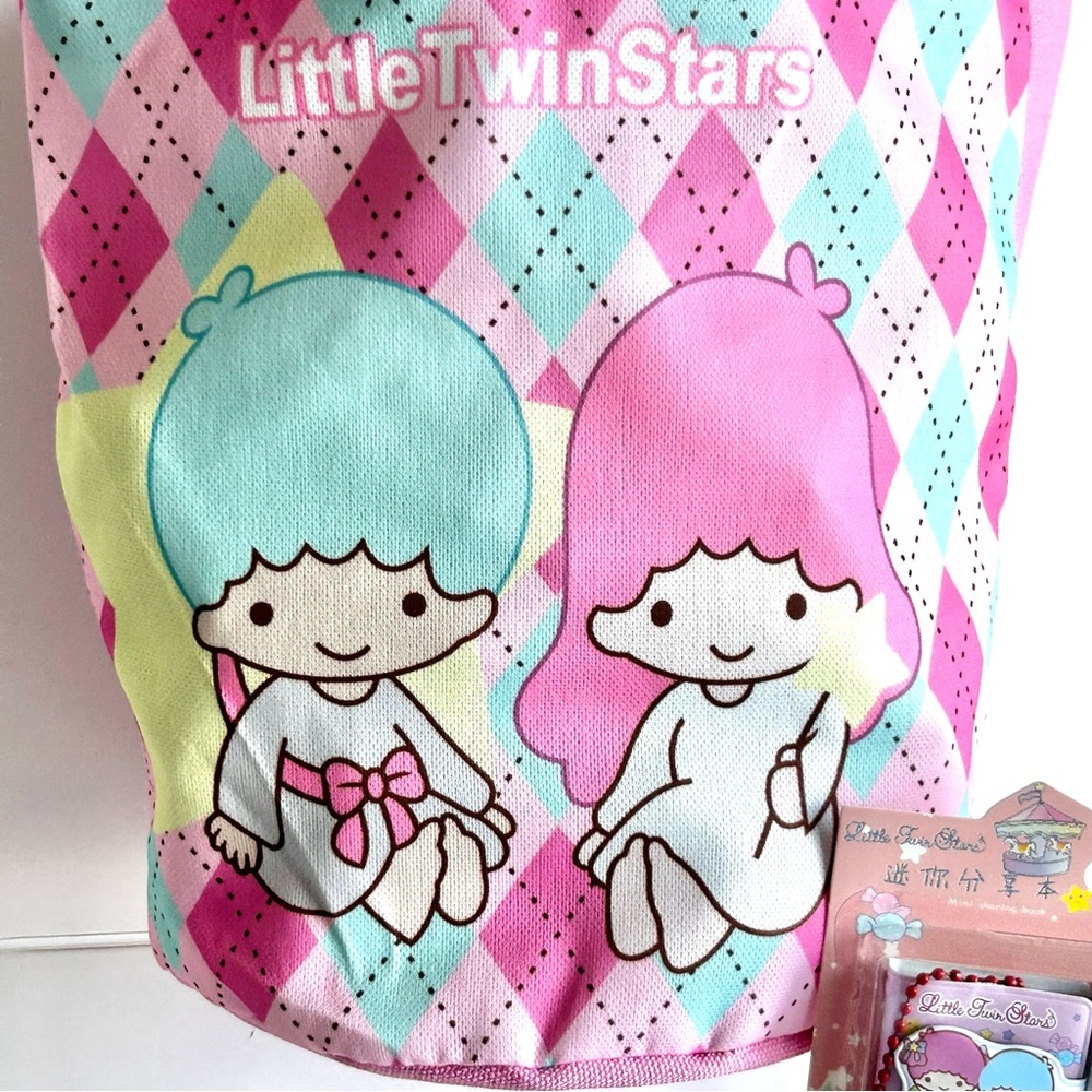 🌟Little Twin Stars Adorable 6-Piece Bucket Bag Bundle! - Picture 2 of 7